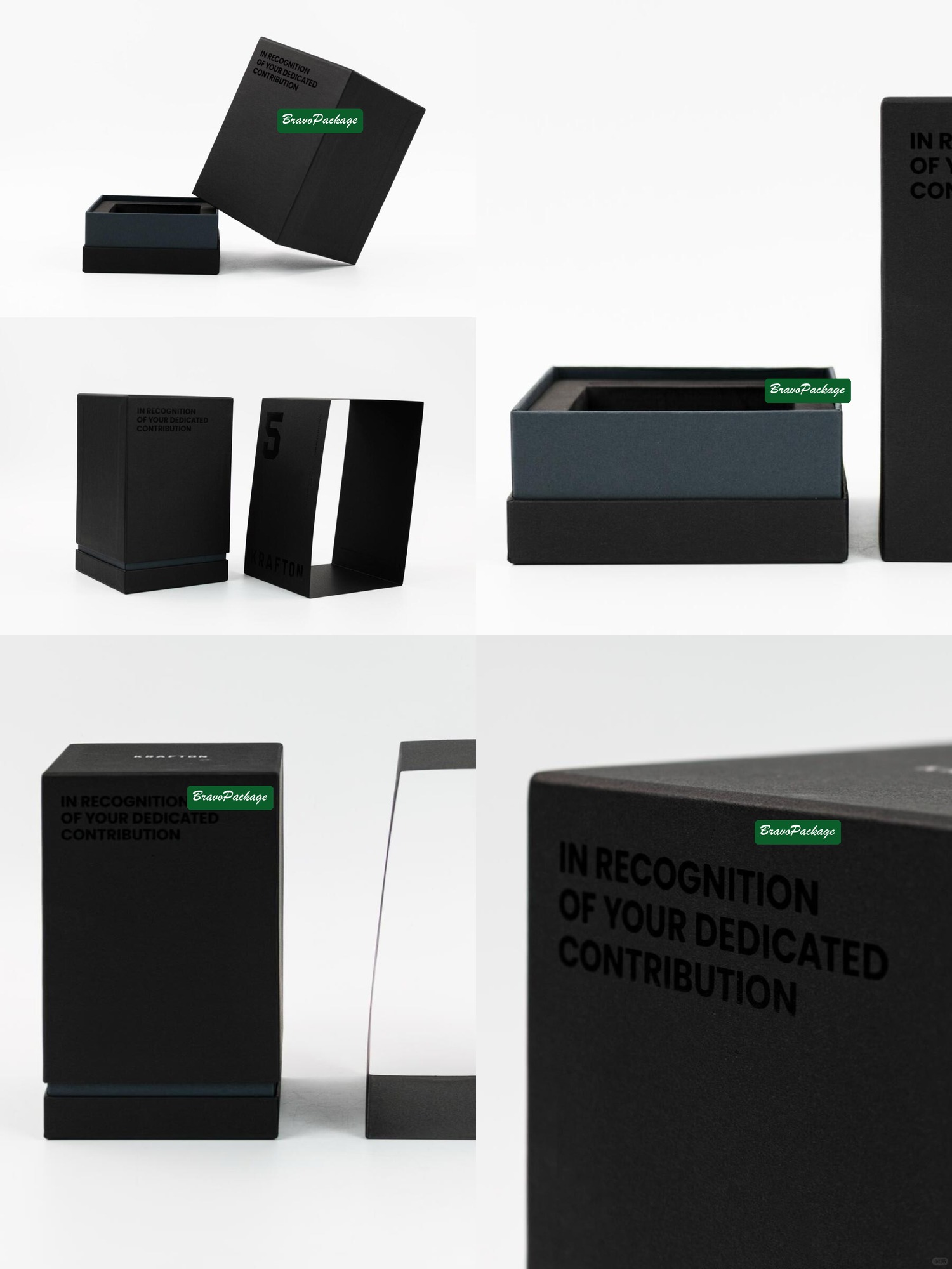 Geek-Inspired Lid and Base Fragrance Box packaging collage