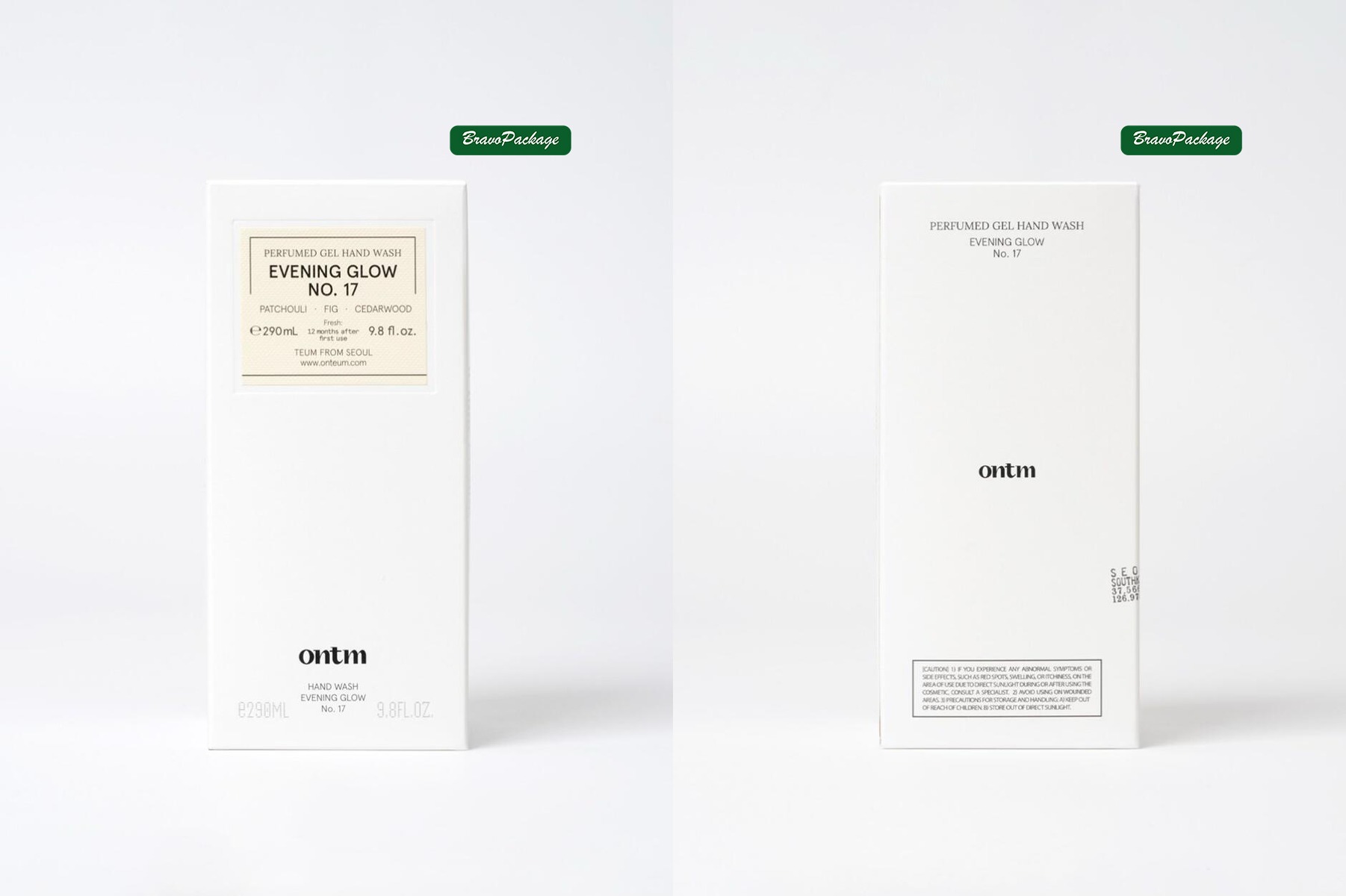 White Space Fragrance Box with Quiet Luxury packaging collage