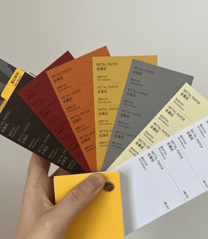 Metallic paper