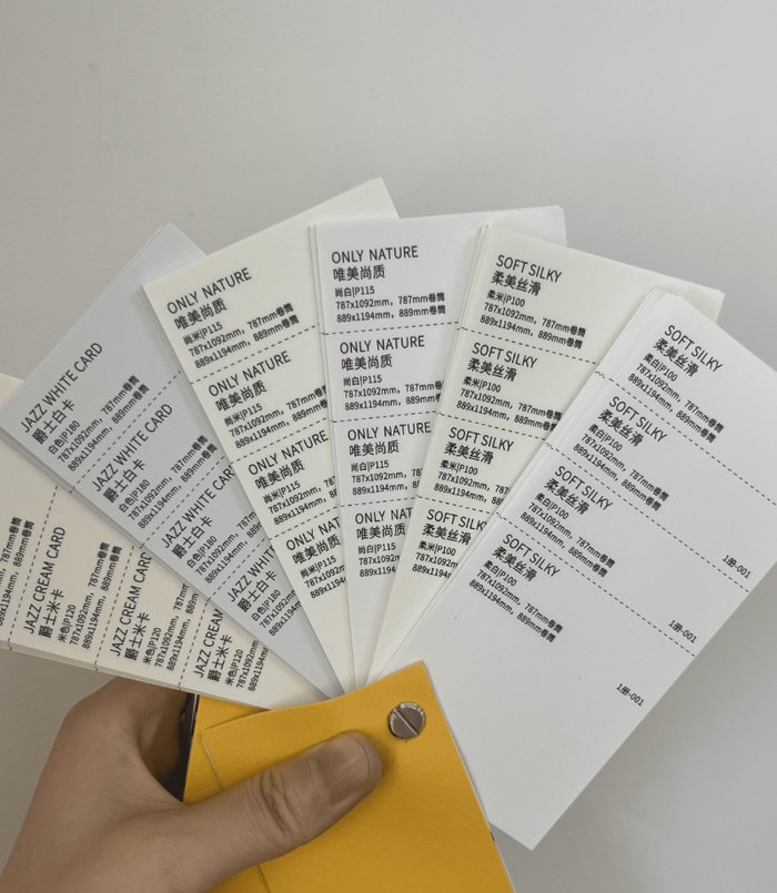 Uncoated fine card