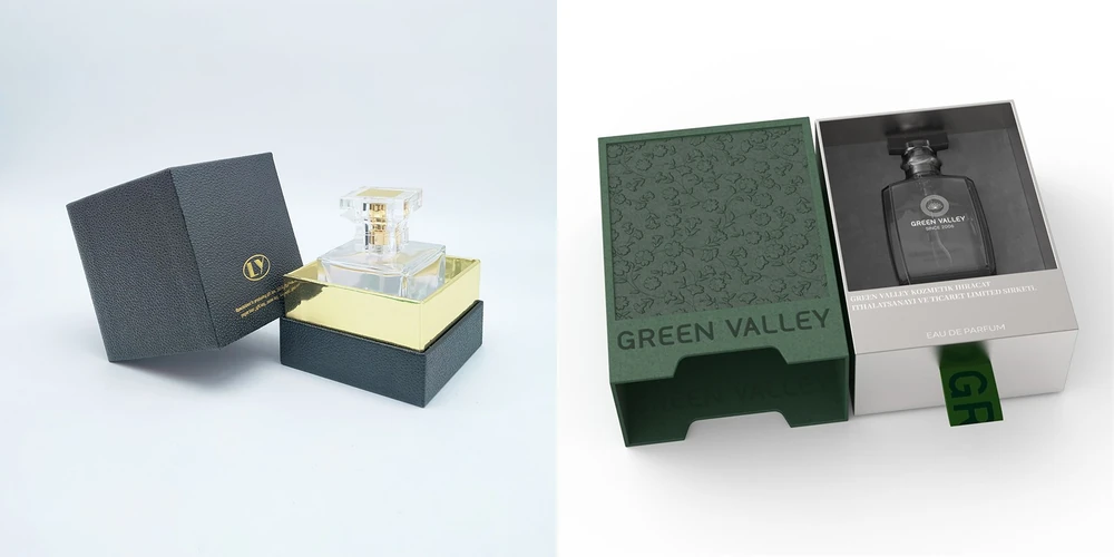 Niche fragrance discovery set box
