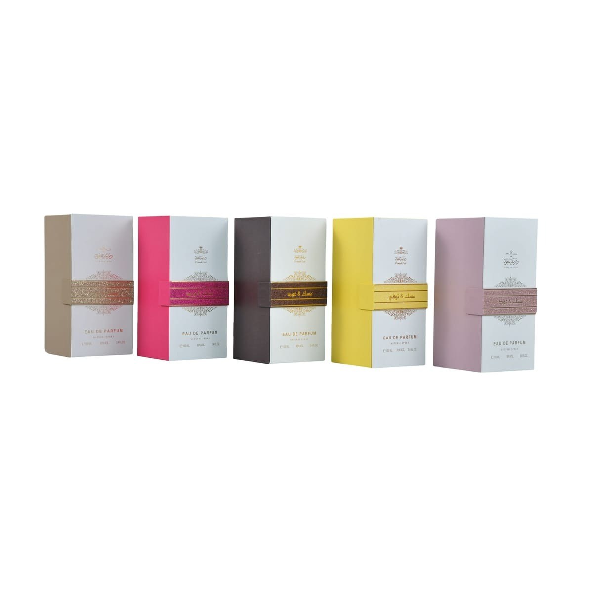Color-Coded Perfume Collection Packaging packaging reference 1