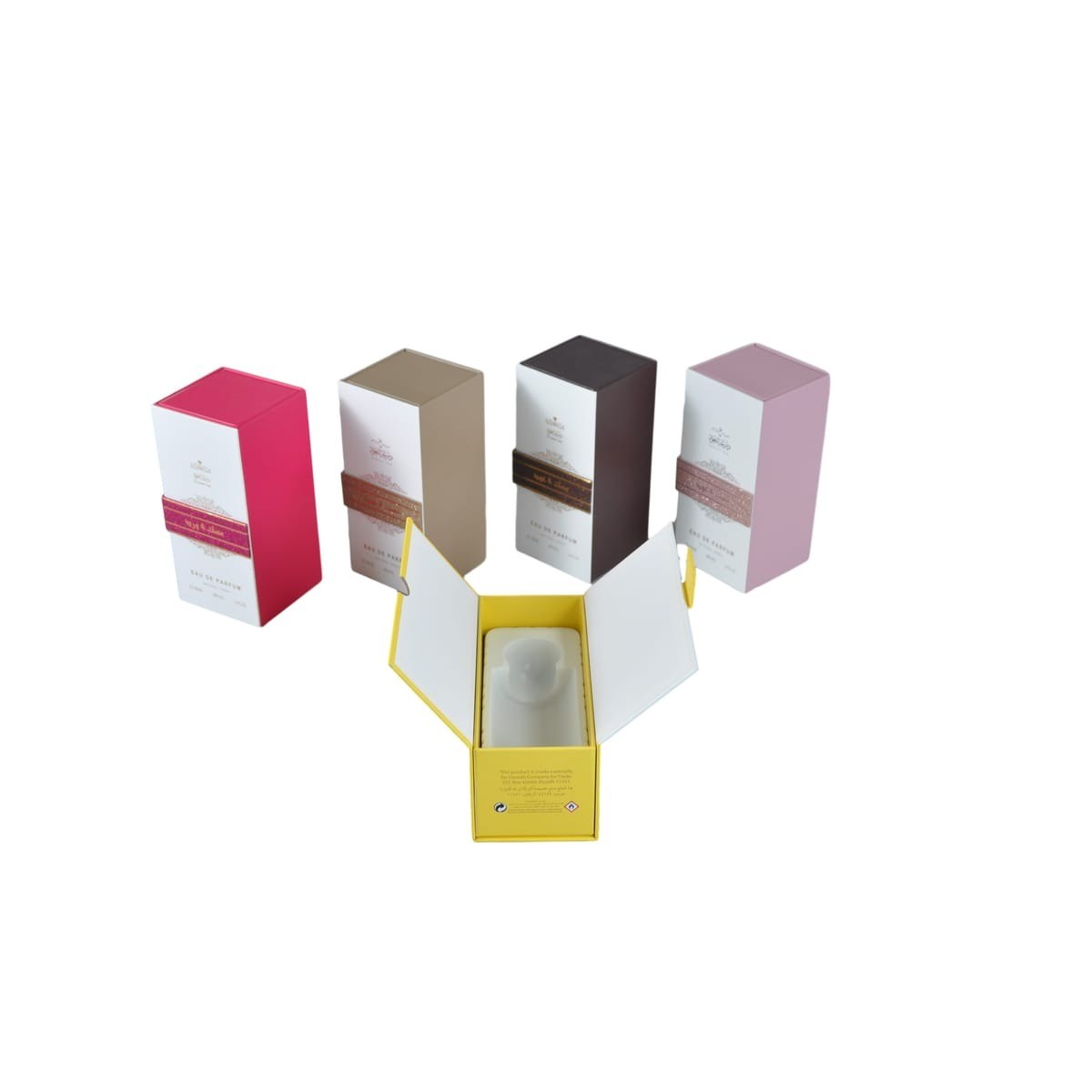 Color-Coded Perfume Collection Packaging packaging reference 2