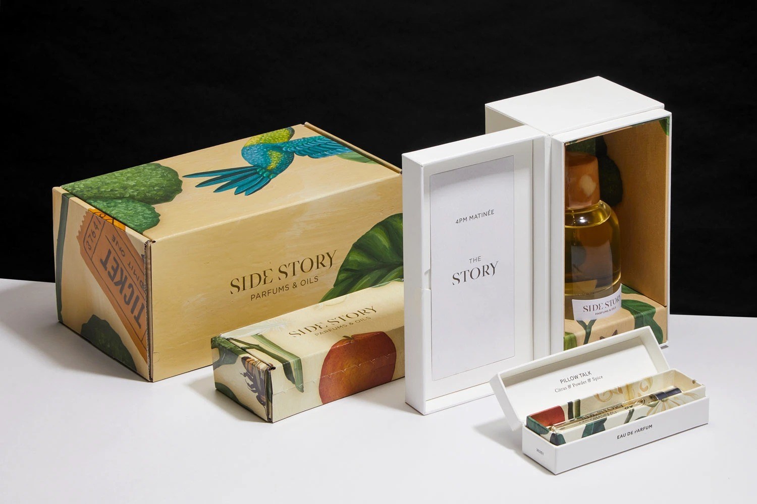 Illustrated Perfume Packaging packaging reference 1