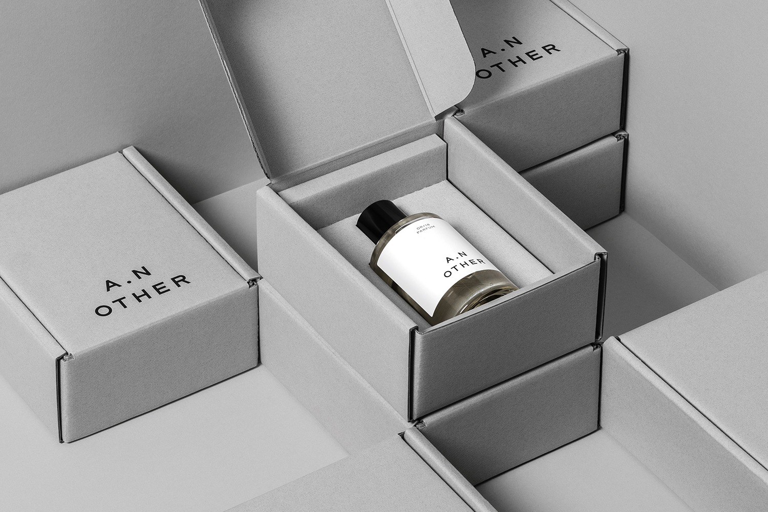Typography-Led Perfume Box Design packaging reference 2