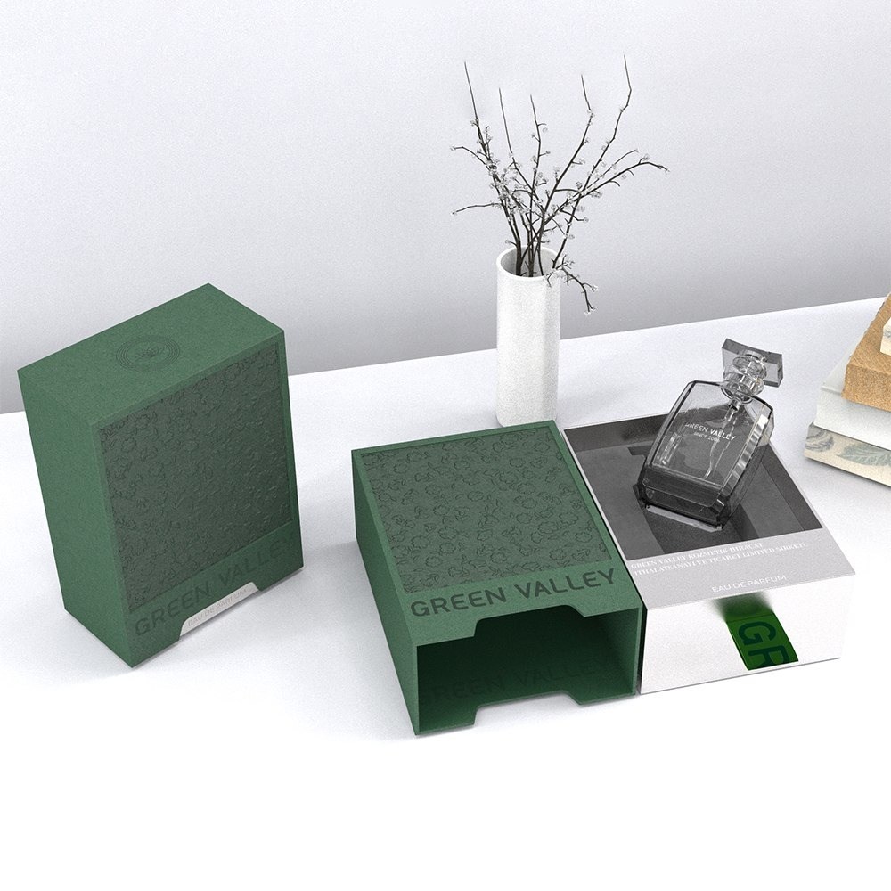 Embossed Perfume Box Packaging packaging reference 1