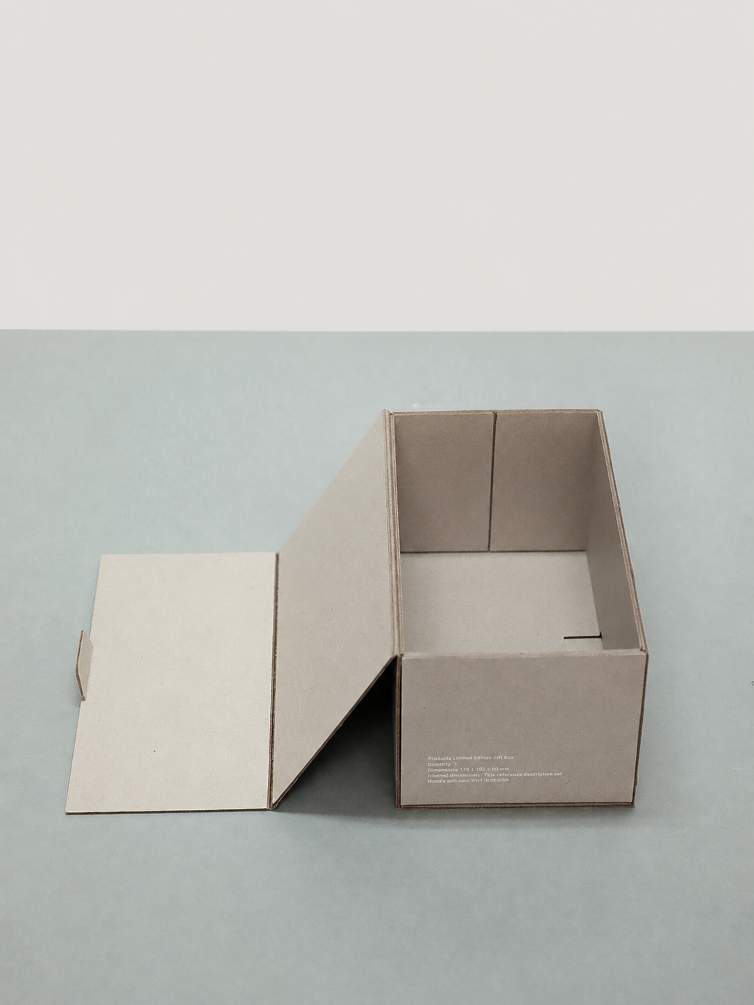 Why in Design creative studio materials packaging