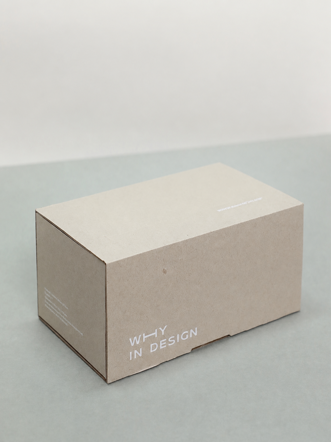 Why in Design creative studio materials packaging