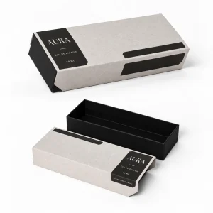 Cement Texture Sliding Perfume Box