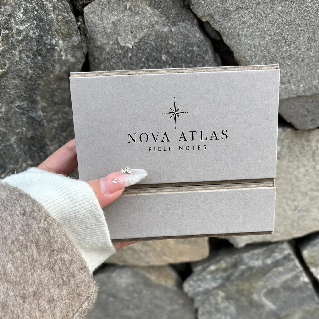 Gray grayboard two-piece folding box