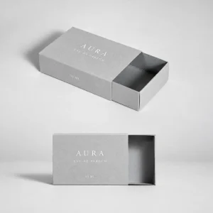 Gray Sliding Perfume Box