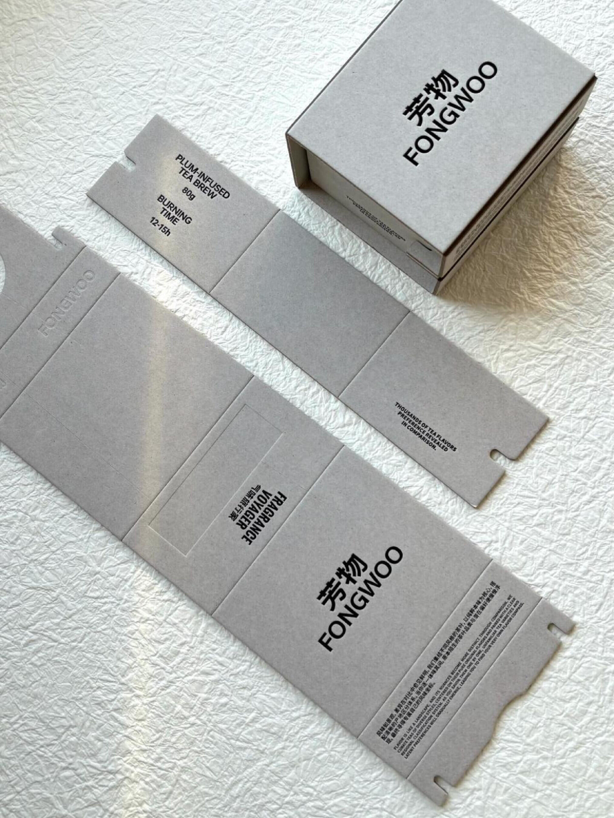 Two-piece grayboard folding box reference