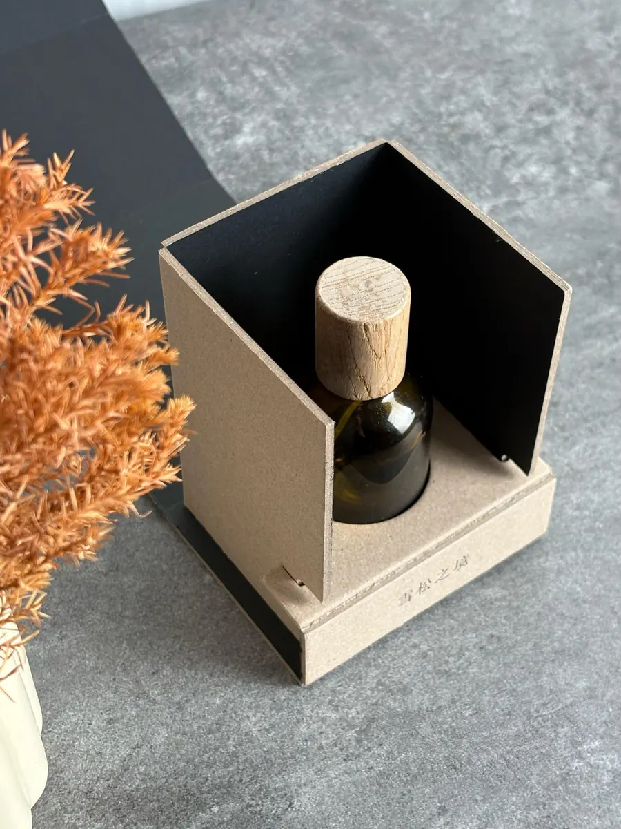 Two-piece grayboard folding box reference
