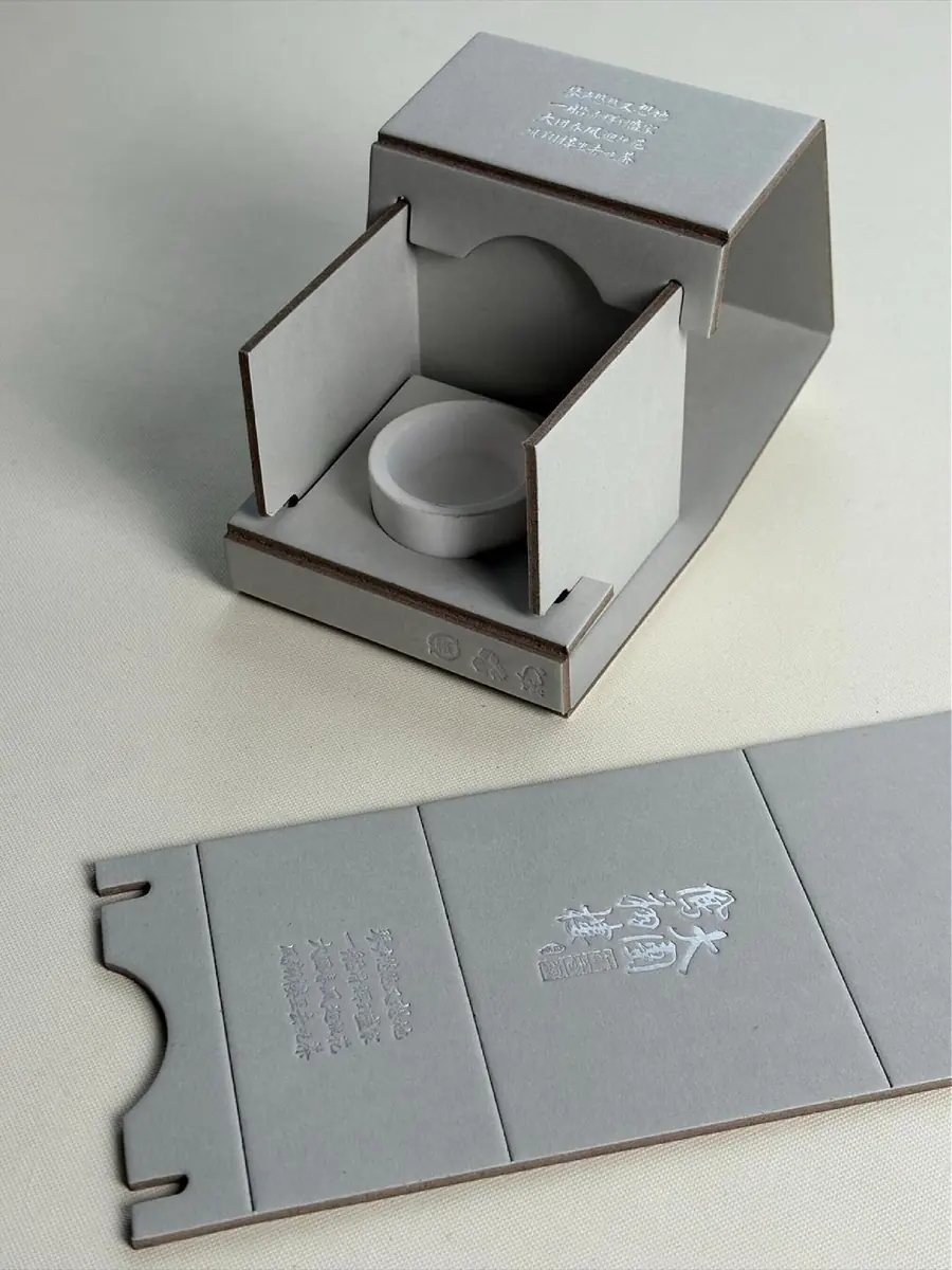 Two-piece grayboard folding box reference