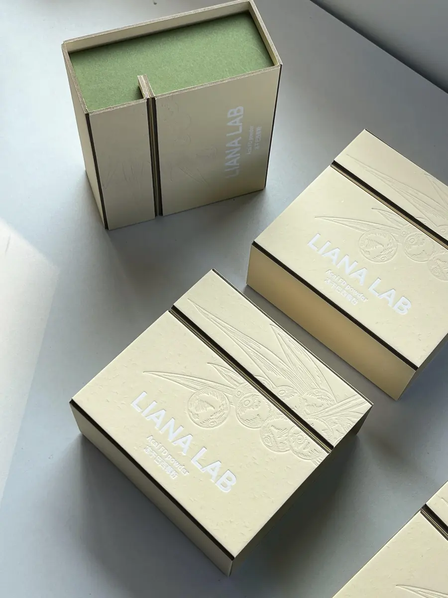 Two-piece grayboard folding box reference