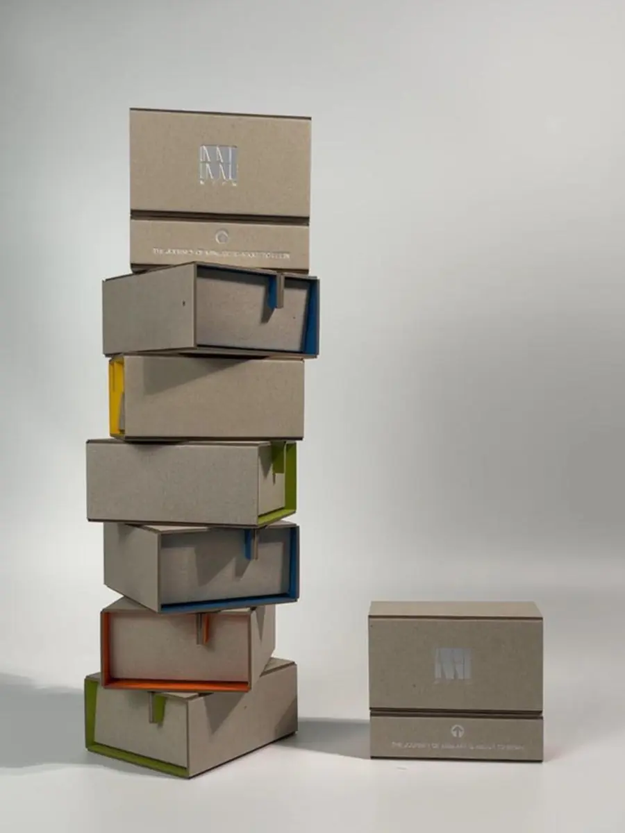 Two-piece grayboard folding box reference