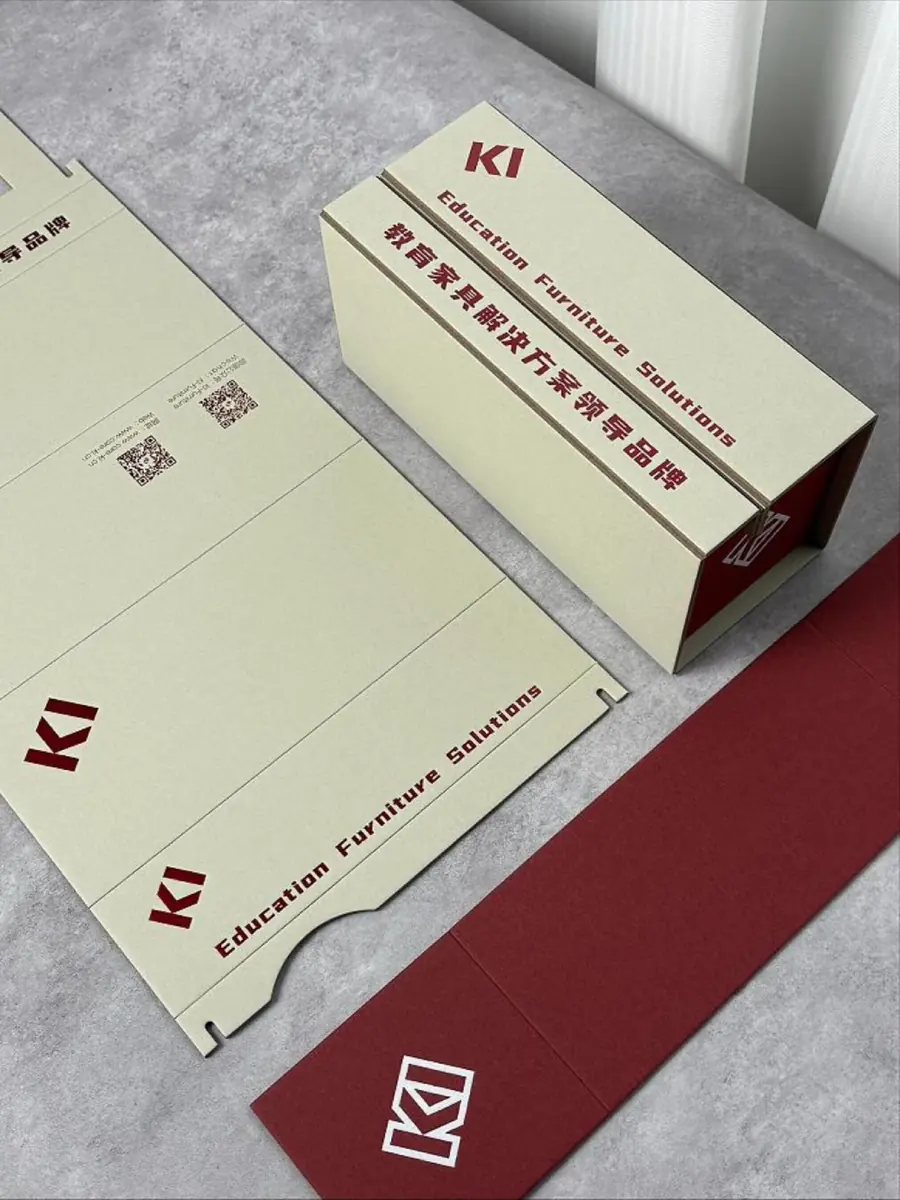 Two-piece grayboard folding box reference
