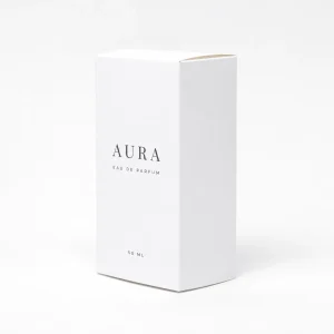 Minimal White Tall Sliding Perfume Box