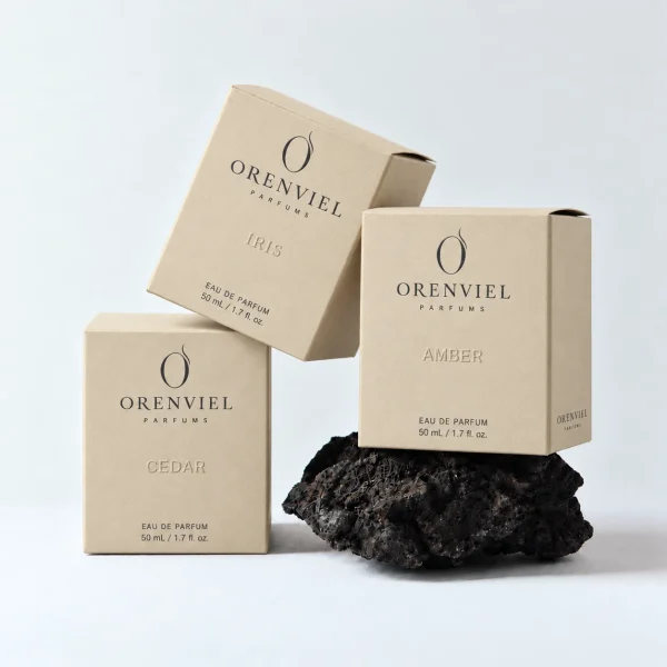 Ivory paper perfume cartons — 牙色