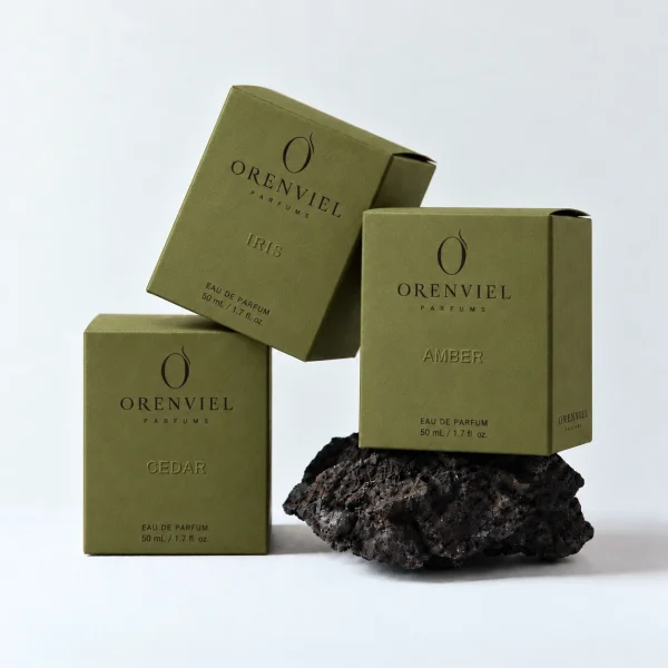 Olive Green paper perfume cartons — 橄榄绿(临时名称)