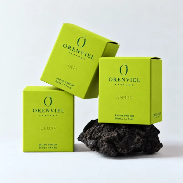 Lime Green paper perfume cartons — 黄绿(临时名称)