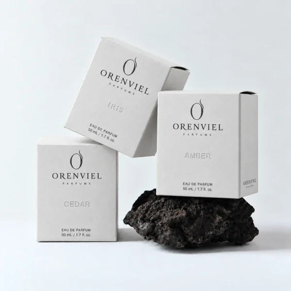 Pure White paper perfume cartons — 无暇